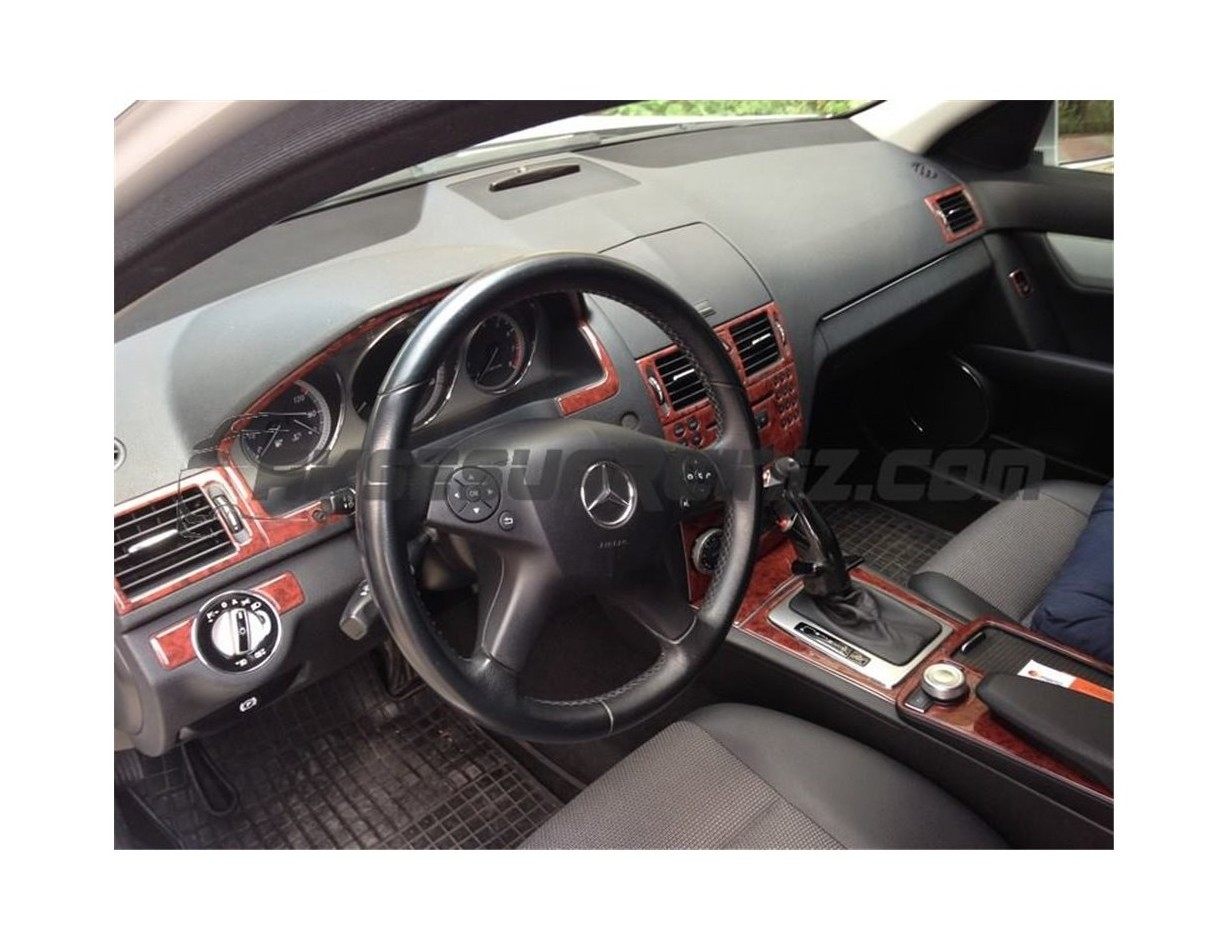 Mercedes C-Class W204 01.2006 Kit Rivestimento Cruscotto all'interno del veicolo Cruscotti personalizzati 17-Decori