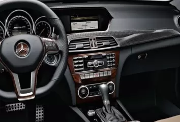 Mercedes C-class W205 2015–present 3D Inleg dashboard Interieurset aansluitend en pasgemaakt op he 18-Teile