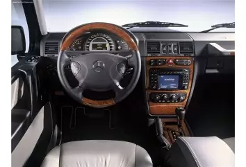 Mercedes G-Class X463 3D Inleg dashboard Interieurset aansluitend en pasgemaakt op he 25 -Teile