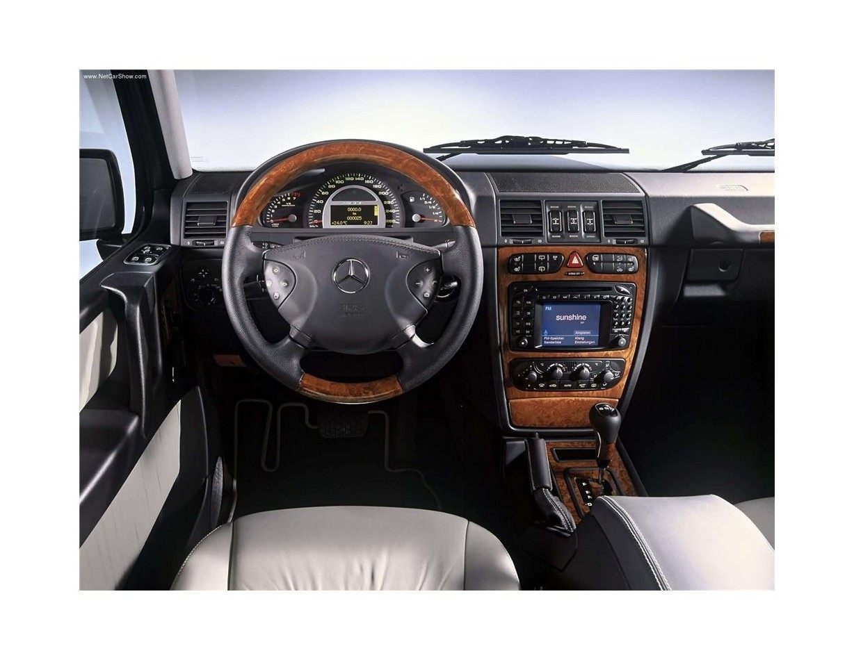 Mercedes GL-Class X164 2007 Kit la décoration du tableau de bord 25-Pièce - 1 - habillage decor de tableau de bord