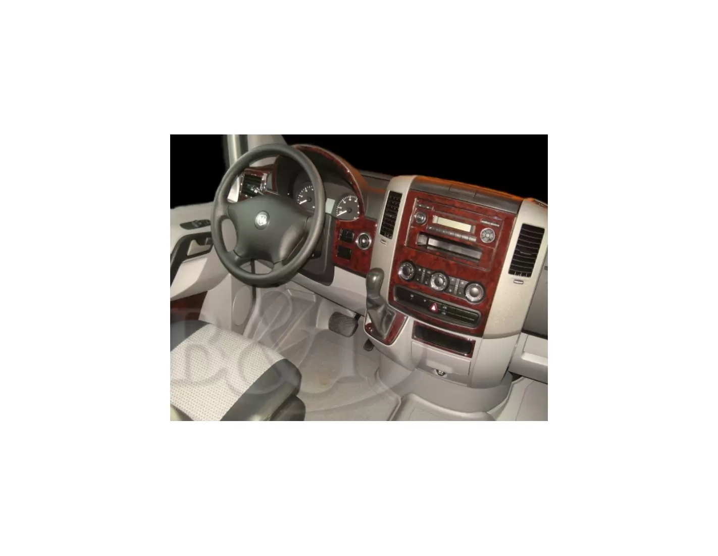 Mercedes Sprinter 2007-2010 Full Set BD Interieur Dashboard Bekleding Volhouder