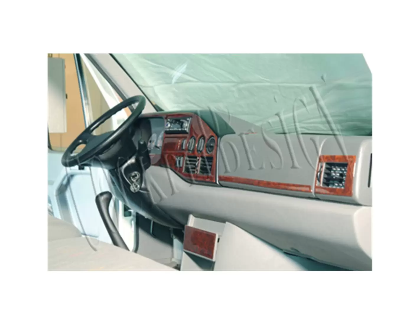 Mercedes Sprinter W901 03.95-01.00 3M 3D Interior Dashboard Trim Kit Dash Trim Dekor 17-Parts