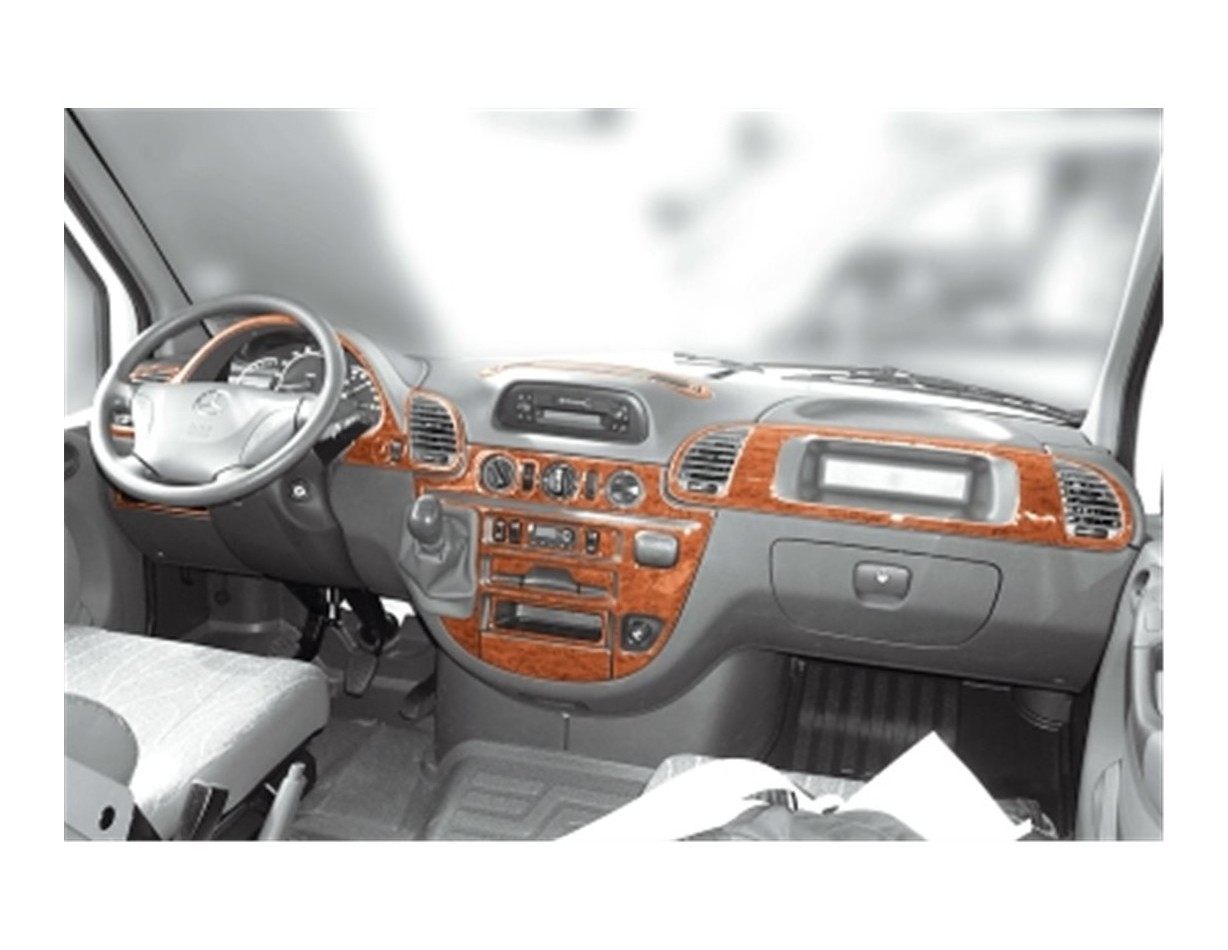 Mercedes Sprinter W903 00-06 Kit la décoration du tableau de bord 24-Pièce - 1 - habillage decor de tableau de bord