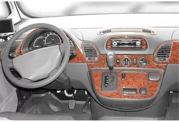 Mercedes Sprinter W903 Aut. 02.00-04.06 3M 3D Interior Dashboard Trim Kit Dash Trim Dekor 27-Parts