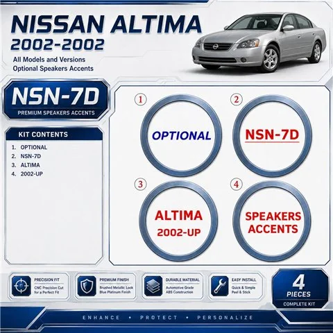 Nissan Altima 2002-2002 3D Cockpit Dekor Interieurleisten Set 4-teilig