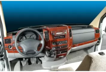 Mercedes Sprinter W906 04.2006 3M 3D Interior Dashboard Trim Kit Dash Trim Dekor 40-Parts