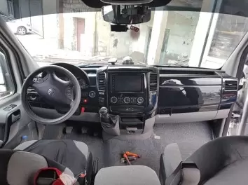 Mercedes Sprinter W906 04.2015 3D Interior Dashboard Trim Kit Dash Trim Dekor 60-Parts Full