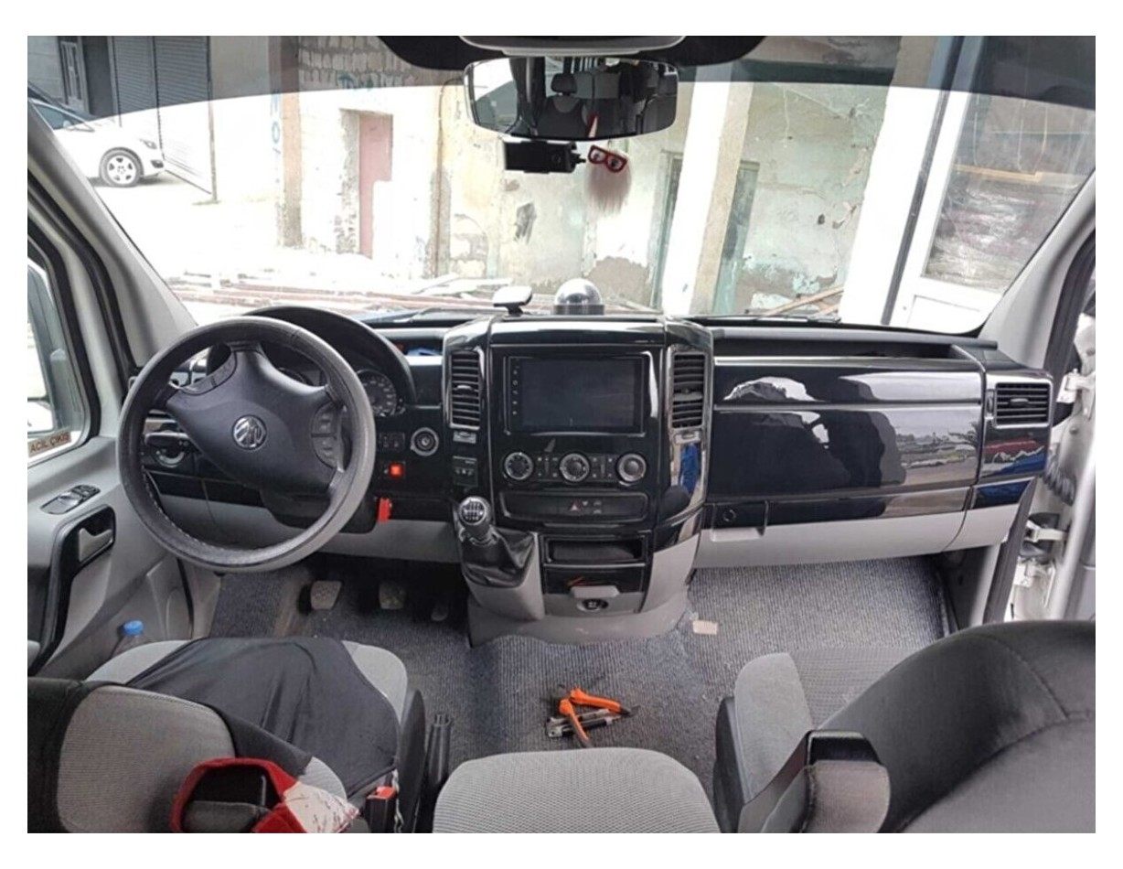 Mercedes Sprinter W906 04.2015 3D Interior Dashboard Trim Kit Dash Trim Dekor 60-Parts Full