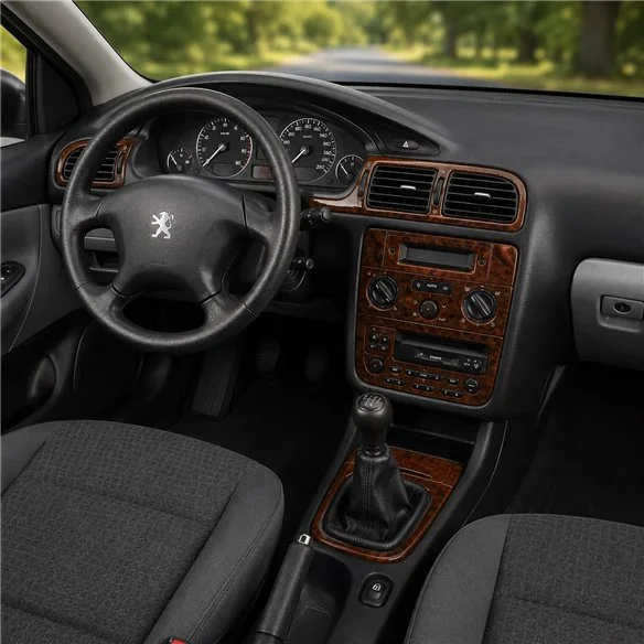 Peugeot 406 1999-2005 kit salpicadero 3D, 13 piezas