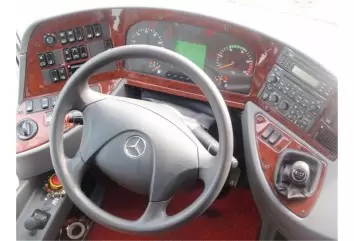 Mercedes Tourismo 07-12.10 Mittelkonsole Armaturendekor Cockpit Dekor 19-Teilige - 1- Cockpit Dekor Innenraum
