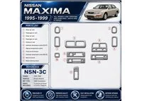 Nissan Maxima 1995-1999 OEM Compliance kit rivestimento cruscotto e interni 3D 12 pezzi