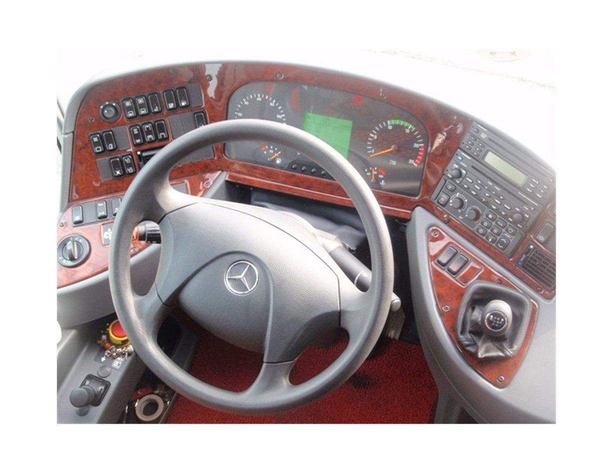 Mercedes Tourismo 07-12.10 Mittelkonsole Armaturendekor Cockpit Dekor 19-Teilige - 1- Cockpit Dekor Innenraum