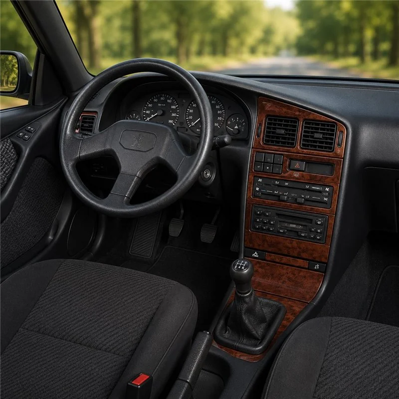 Peugeot 405 1992-1995 kit décor tableau de bord 3D, 9 pièces