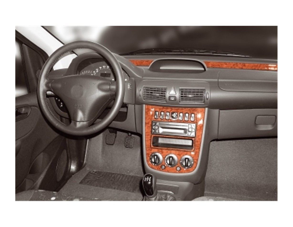 Mercedes Vaneo W414 10.01-09.06 3M 3D Interior Dashboard Trim Kit Dash Trim Dekor 3-Parts