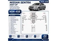 Nissan Sentra 2007-heute 3D Cockpit Dekor Interieurleisten Set Full Set / as shown in product diagram-teilig