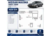 Nissan Maxima 1985-1988 set completo kit rivestimento cruscotto e interni 3D