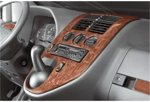 Mercedes Vito W638 02.96-02.99 3M 3D Interior Dashboard Trim Kit Dash Trim Dekor 23-Parts