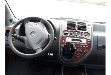 Mercedes Vito W638 V-Klasse 03.99-01.04 3D Decor de carlinga su interior del coche 39-Partes