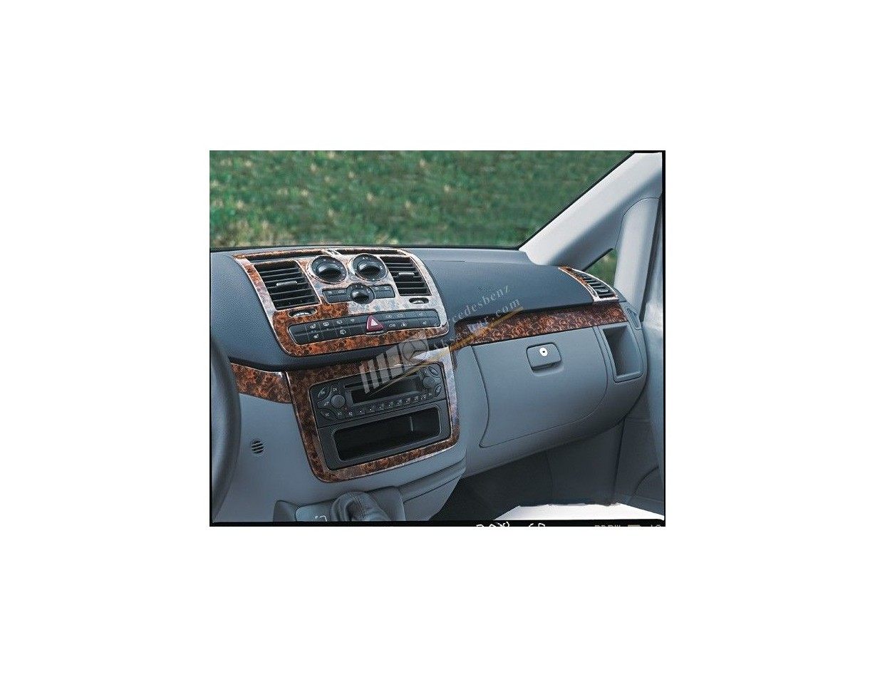 Mercedes Vito W639 01.04 - 01.06 Kit Rivestimento Cruscotto all'interno del veicolo Cruscotti personalizzati 22-Decori