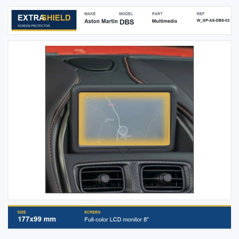Aston Martin DBS Multimedia ExtraShield Screen Protector