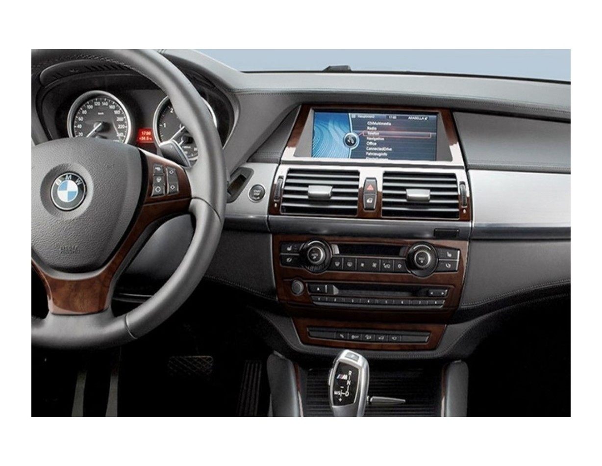 BMW X6 E71 2008-2014 3M 3D Interior Dashboard Trim Kit Dash Trim Dekor 41-Parts