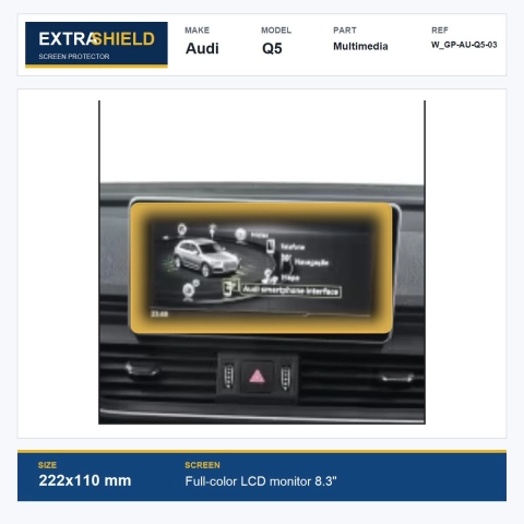 Audi Q5 Multimedia ExtraShield Screen Protector