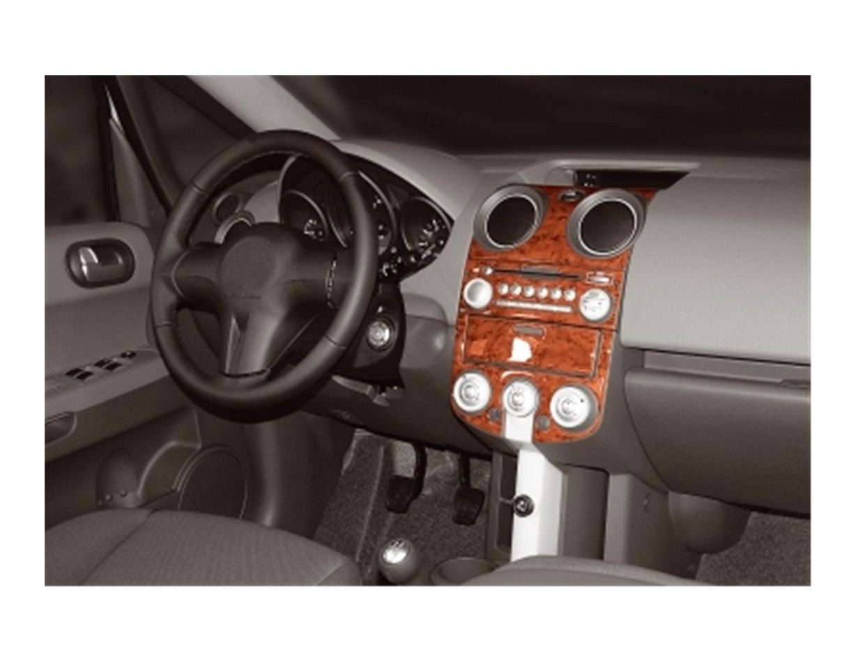 Mitsubishi Colt 05.04-12.07 3M 3D Interior Dashboard Trim Kit Dash Trim Dekor 4-Parts
