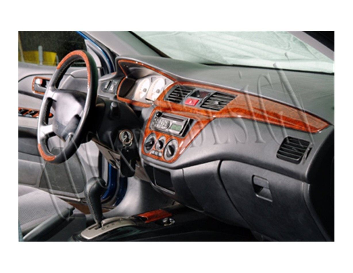 Mitsubishi Colt-Lancer 01.2002 3M 3D Interior Dashboard Trim Kit Dash Trim Dekor 23-Parts