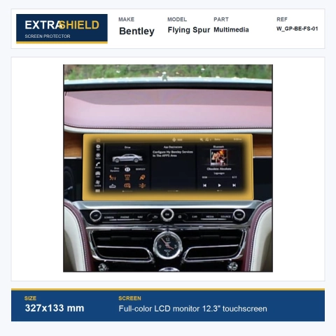 Bentley Flying Spur Multimedia ExtraShield Screen Protector