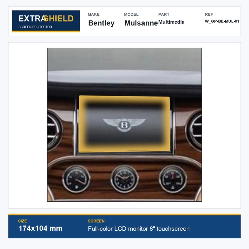 Bentley Mulsanne Multimedia ExtraShield Screen Protector