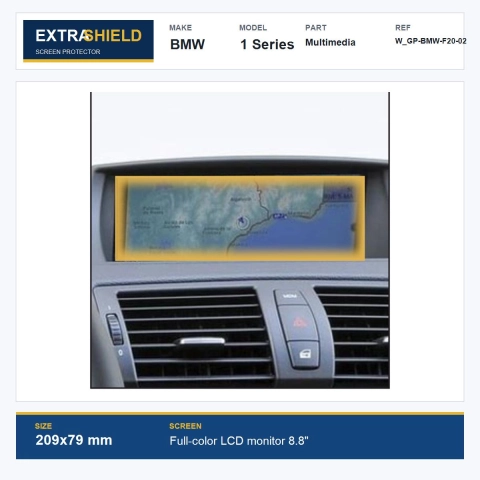 BMW 1 Series Multimedia ExtraShield Screen Protector