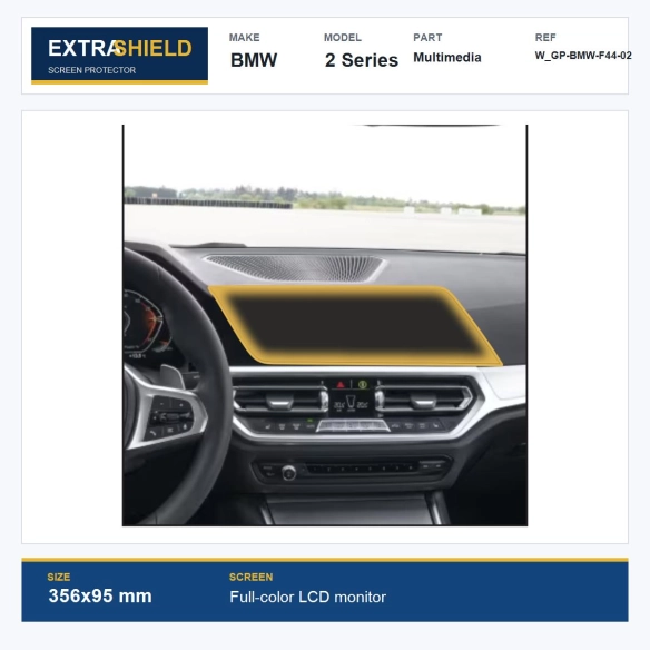 BMW 2 Series Multimedia ExtraShield Screen Protector