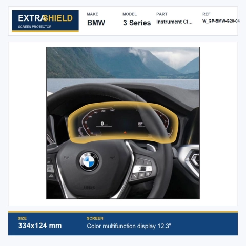 BMW 3 Series Instrument Cluster ExtraShield Screen Protector