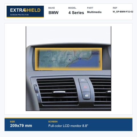 BMW 4 Series Multimedia ExtraShield Screen Protector