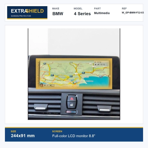 BMW 4 Series Multimedia ExtraShield Screen Protector