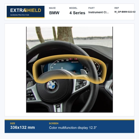 BMW 4 Series Instrument Cluster ExtraShield Screen Protector