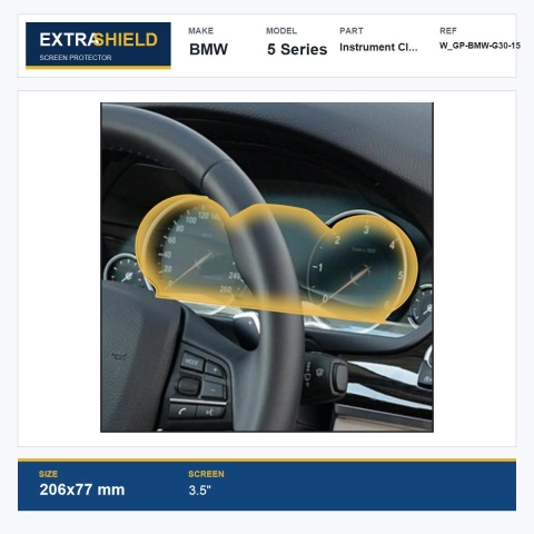 BMW 5 Series Instrument Cluster ExtraShield Screen Protector
