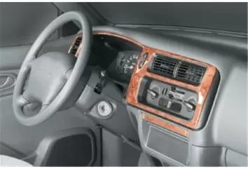 Mitsubishi L 200 09.96-07.07 3D Decor de carlinga su interior del coche 16-Partes