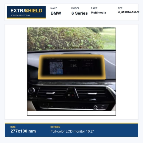 BMW 6 Series Multimedia ExtraShield Screen Protector
