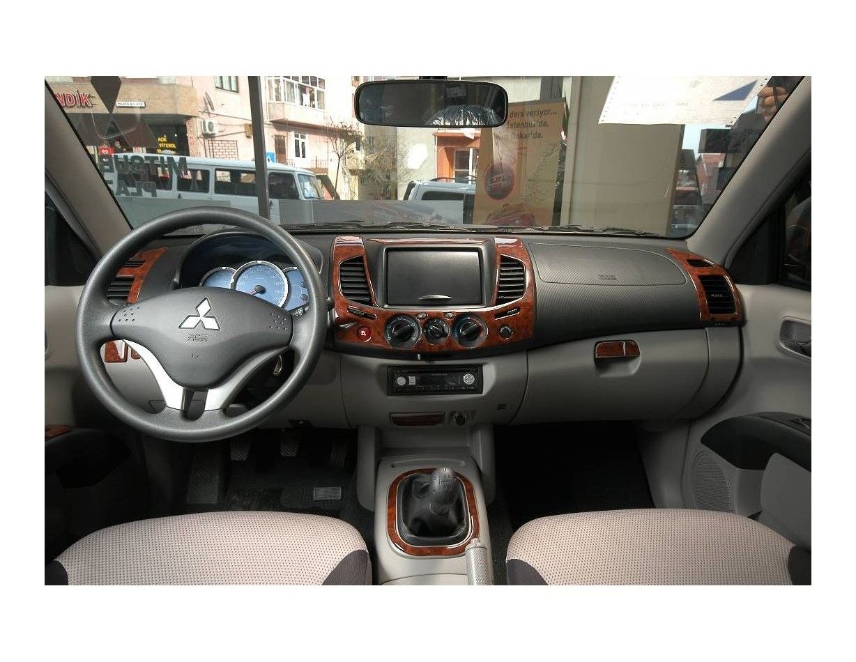 Mitsubishi L 200 4x2 08.2007 3M 3D Interior Dashboard Trim Kit Dash Trim Dekor 13-Parts