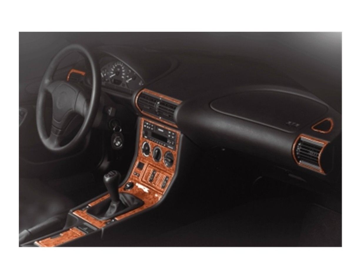 BMW Z3 E36-7 03.96-03.99 3M 3D Interior Dashboard Trim Kit Dash Trim Dekor 42-Parts