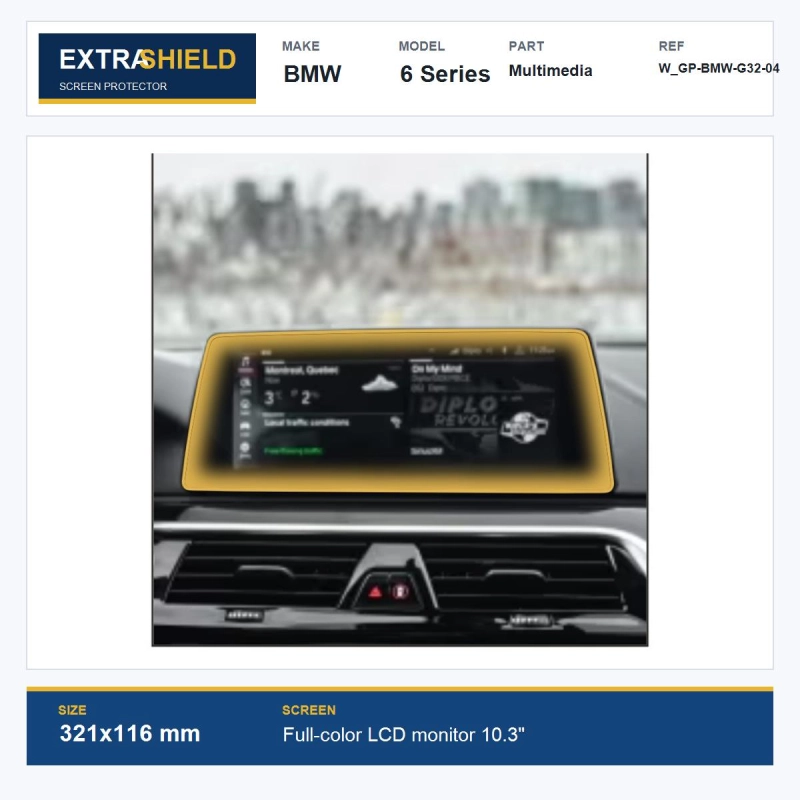 BMW 6 Series Multimedia ExtraShield Screen Protector
