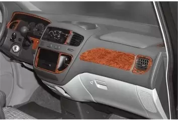 Mitsubishi L 400 05.98 12.06 3D Decor de carlinga su interior del coche 13-Partes