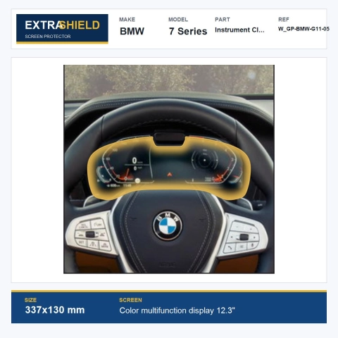 BMW 7 Series Instrument Cluster ExtraShield Screen Protector