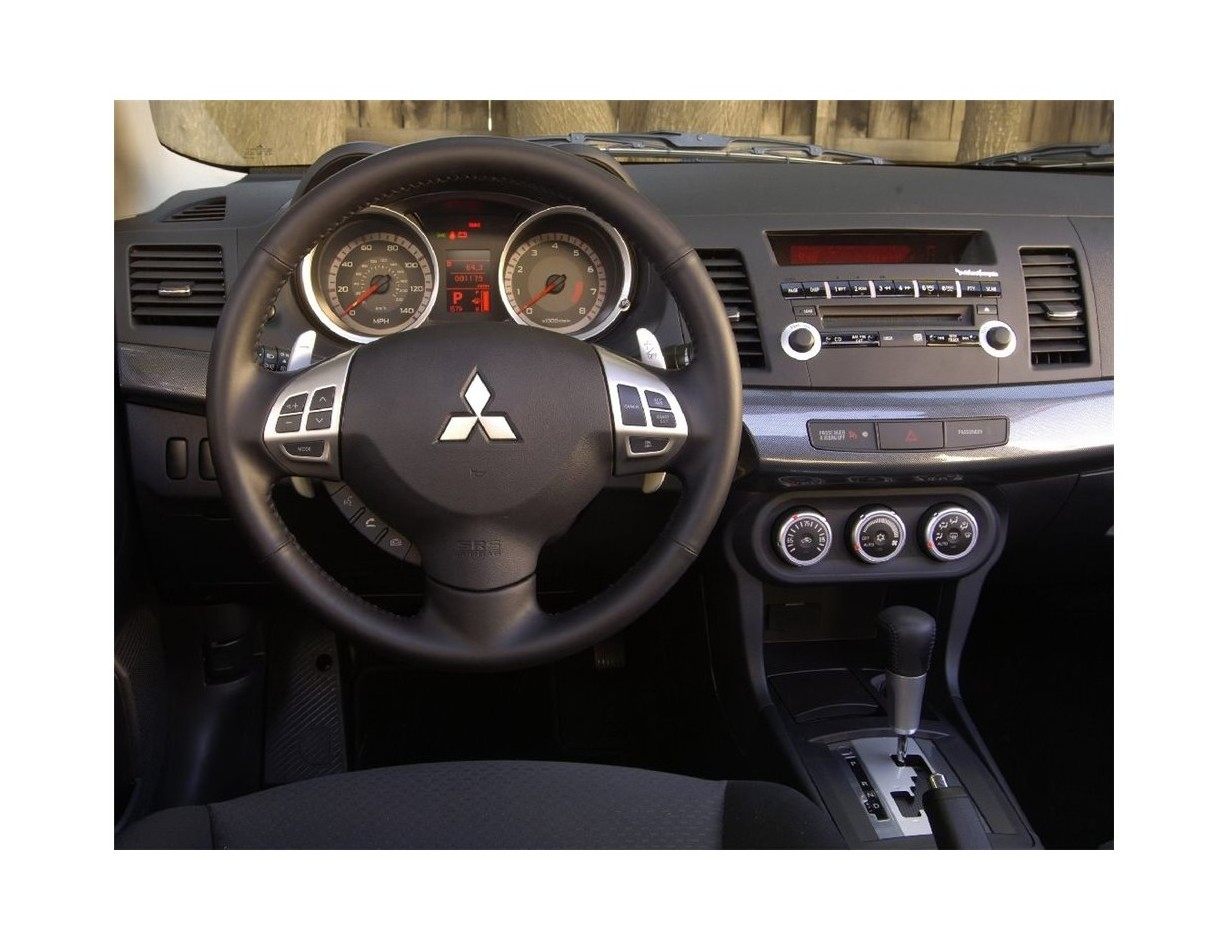 Mitsubishi Lancer CY2Aâ€“CZ4A 01.2010 Kit Rivestimento Cruscotto all'interno del veicolo Cruscotti personalizzati 9-Decori