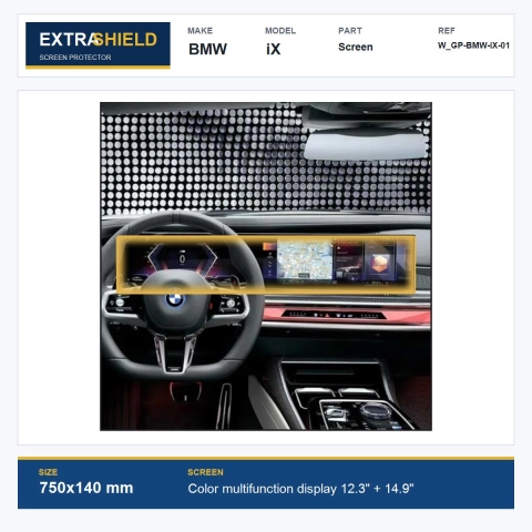 BMW iX Screen ExtraShield Screen Protector