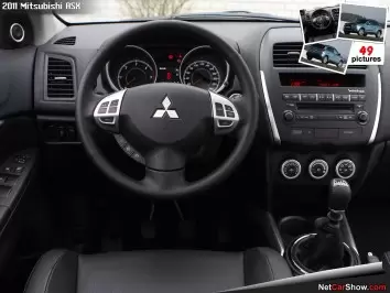 Mitsubishi Outlander ASX/Sport 2011-UP Full Set, Without NAVI Decor de carlinga su interior