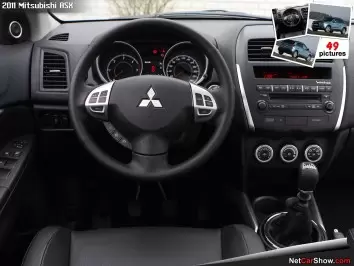 Mitsubishi Outlander ASX/Sport 2011-UP Full Set, Without NAVI Interior BD Dash Trim Kit