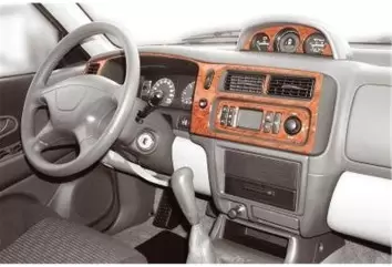 Mitsubishi Pajero Sport 05.2002 3M 3D Interior Dashboard Trim Kit Dash Trim Dekor 9-Parts