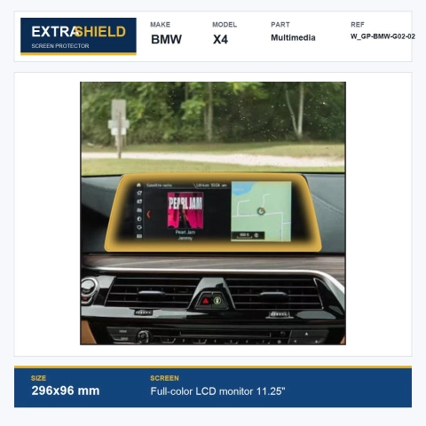 BMW X4 Multimedia ExtraShield Screen Protector